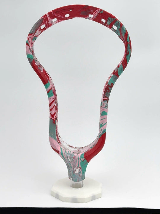 5LAX RC1 Marble Dye — Red / Green / Pink on Clear — front