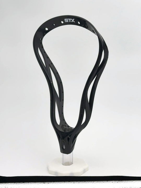 STX Hammer 500 Unstrung Lacrosse Head — Black, Unstrung (OO-0007) — 3/4 view