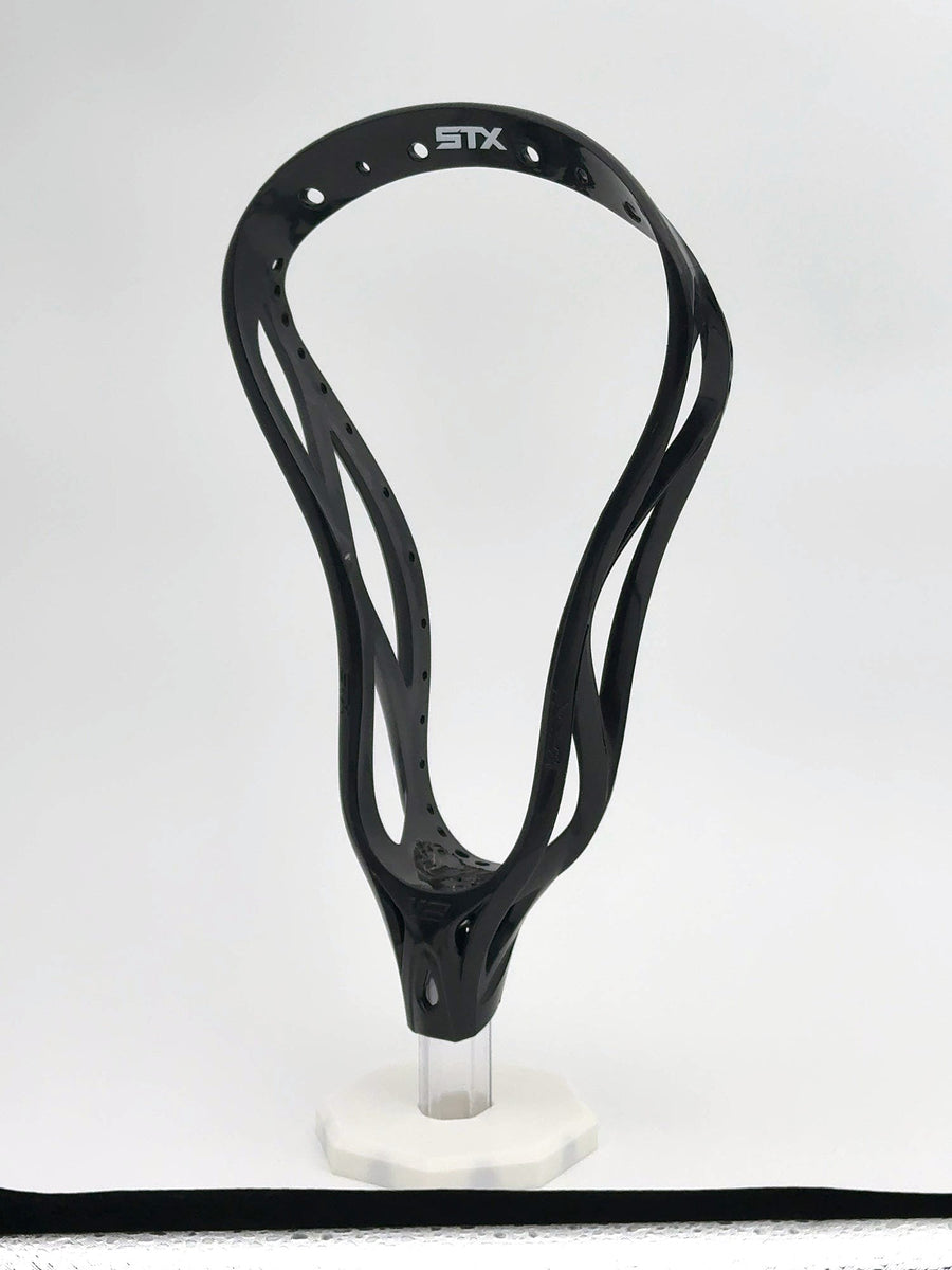 STX Hammer 500 Unstrung Lacrosse Head — Black, Unstrung (OO-0007) — 3/4 view