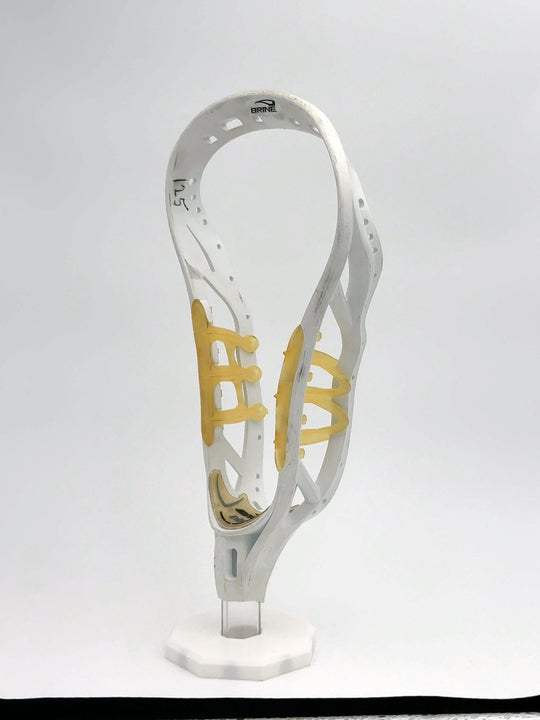 Brine Edge X — White (Unstrung) — 3/4 view
