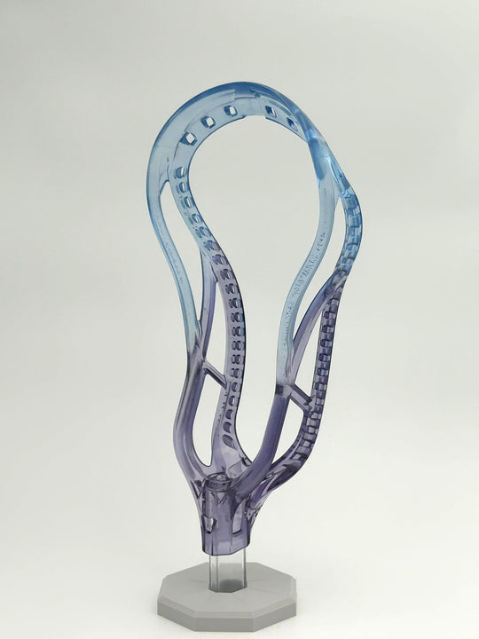 5LAX N2O Purple-to-Light-Blue Fade — No Jewel / No Ball Stop — 3/4 view