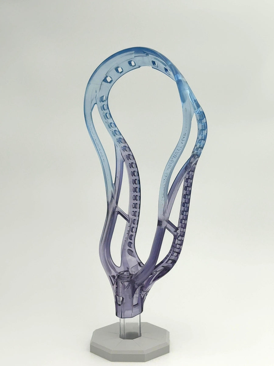 5LAX N2O Purple-to-Light-Blue Fade — No Jewel / No Ball Stop — 3/4 view